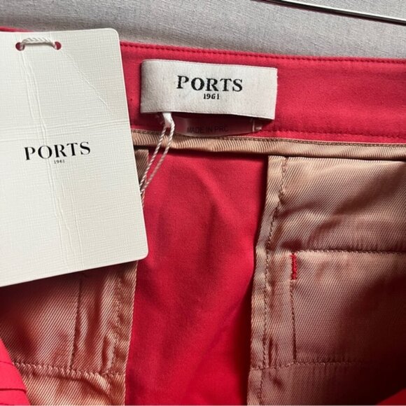 NWT Ports 1961 coral color mini skirt Sz 6 - Picture 6 of 12